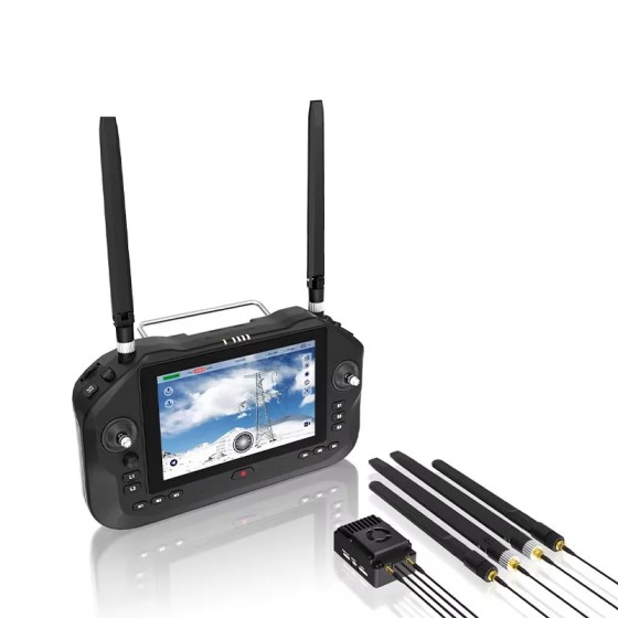 Hot Sales Foxtech UniRC 7 Pro Portable Handheld 2.5GHz Long Range HD Video Transmission System RC Controller for UAV Drones